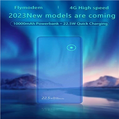Přenosný bezdrátový router WIFI M5 plus 4G LTE s power bankou 10 000 mAh